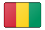 Guinea flag (bevelled)
